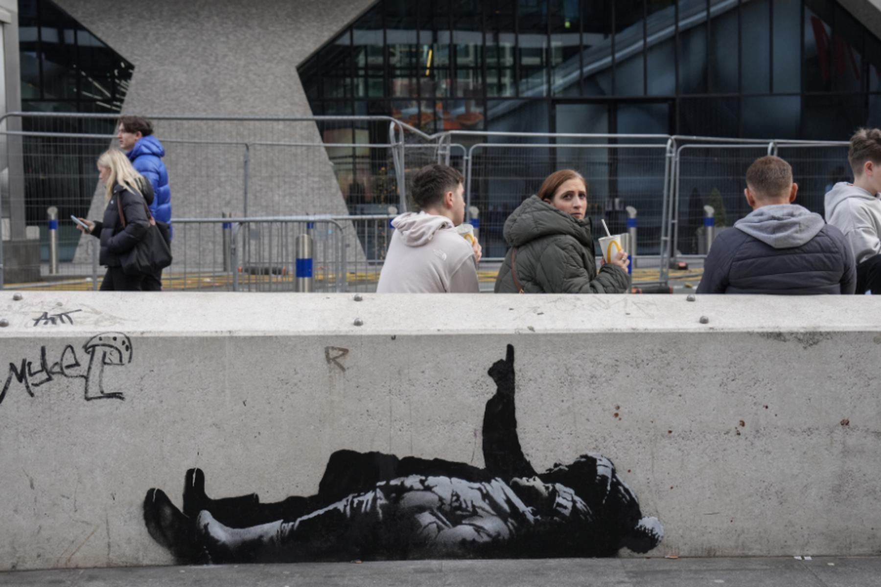 London: Neue Banksy-Graffitis sorgen für Aufsehen in London