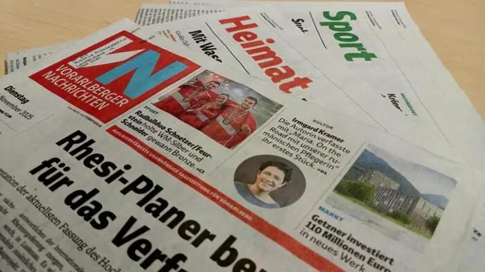 Die "Vorarlberger Nachrichten" feiern demnächst Geburtstag | Die "Vorarlberger Nachrichten" feiern demnächst Geburtstag