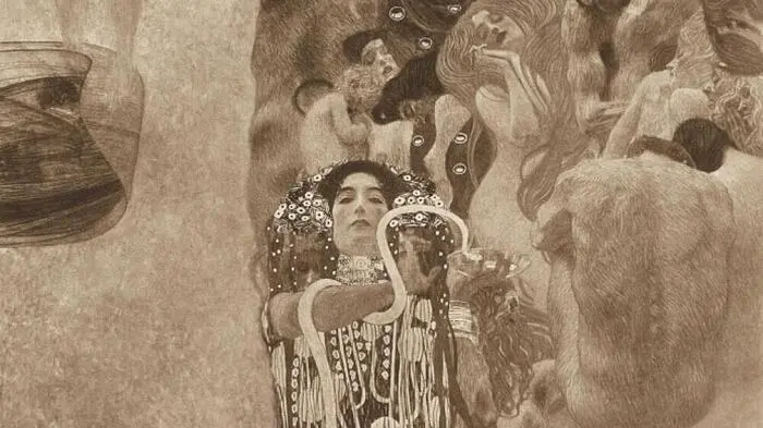 Reproduktionen und Fotografien nähern sich zerstörten Klimt-Werken an | Reproduktionen und Fotografien nähern sich zerstörten Klimt-Werken an