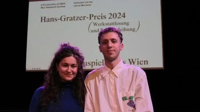 Die Preisträger Noëlle Haeseling und Guido Wertheimer | Die Preisträger Noëlle Haeseling und Guido Wertheimer