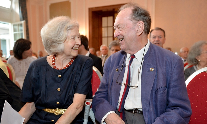 Eines der letzten Fotos des Ehepaares Harnoncourt aus dem Jahr 2015 | Alice und Nikolaus Harnoncourt im Jahr 2015 