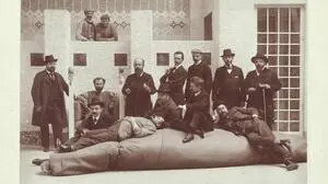 Ein Gruppenporträt der Secessionisten, aufgenommen 1902 von Moriz Nähr | Ein Gruppenporträt der Secessionisten, aufgenommen 1902 von Moriz Nähr