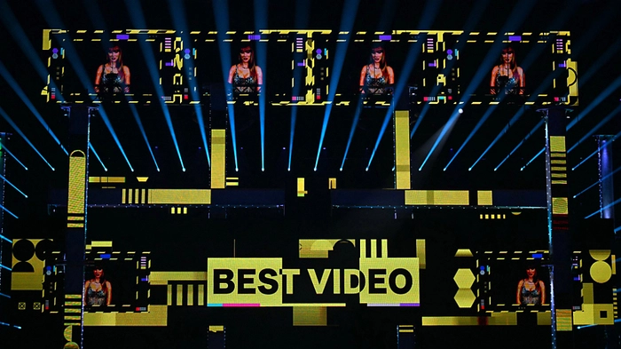 Die US-Sängerin Taylor Swift wurde bei den MTV Music-Awards für das beste Video ausgezeichnet