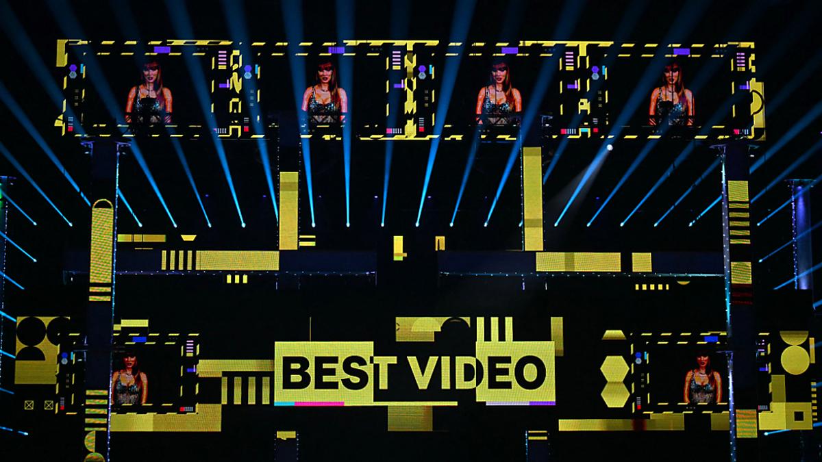 Die US-Sängerin Taylor Swift wurde bei den MTV Music-Awards  für das beste Video ausgezeichnet