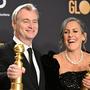 Christopher Nolan freut sich über Golden Globes für "Oppenheimer" | Christopher Nolan freut sich über Golden Globes für "Oppenheimer"
