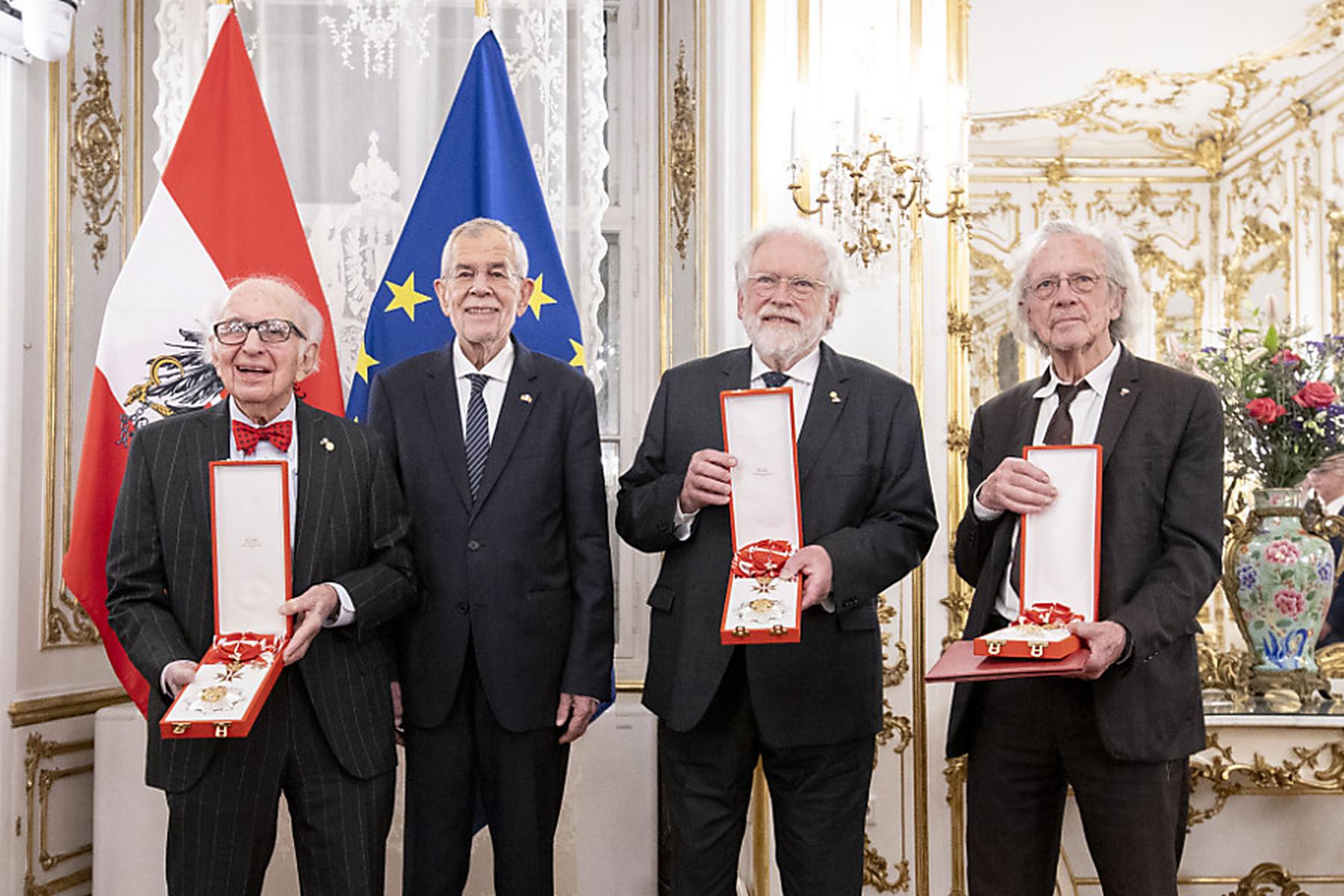 Wien: Ehrung für die Nobelpreisträger Zeilinger, Handke und Kandel