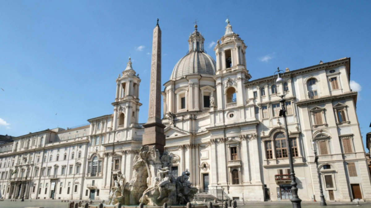 Borromini gestaltete u.a. die Kirche Sant'Agnese in Angone in Rom | Borromini gestaltete u.a. die Kirche Sant'Agnese in Angone in Rom