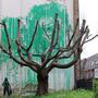 Neuer Banksy wurde bereits mit Farbe beschmiert | Neuer Banksy wurde bereits mit Farbe beschmiert