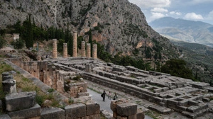 Antikes Delphi von Steinschlägen bedroht | Antikes Delphi von Steinschlägen bedroht