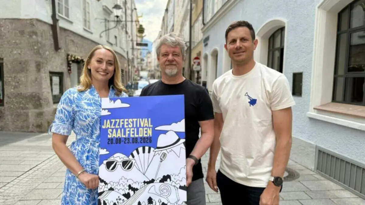 Daniela Neumayer (Produktionsleiterin), Mario Steidl (Künstlerischer Leiter) und Marco Pointner (Veranstalter) | Daniela Neumayer (Produktionsleiterin), Mario Steidl (Künstlerischer Leiter) und Marco Pointner (Veranstalter)