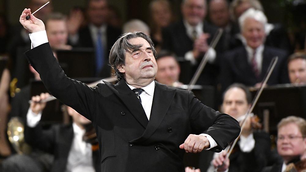 Riccardo Muti ist am Pult des Neujahrskonzert schon ein alter Hase | Riccardo Muti ist am Pult des Neujahrskonzert schon ein alter Hase