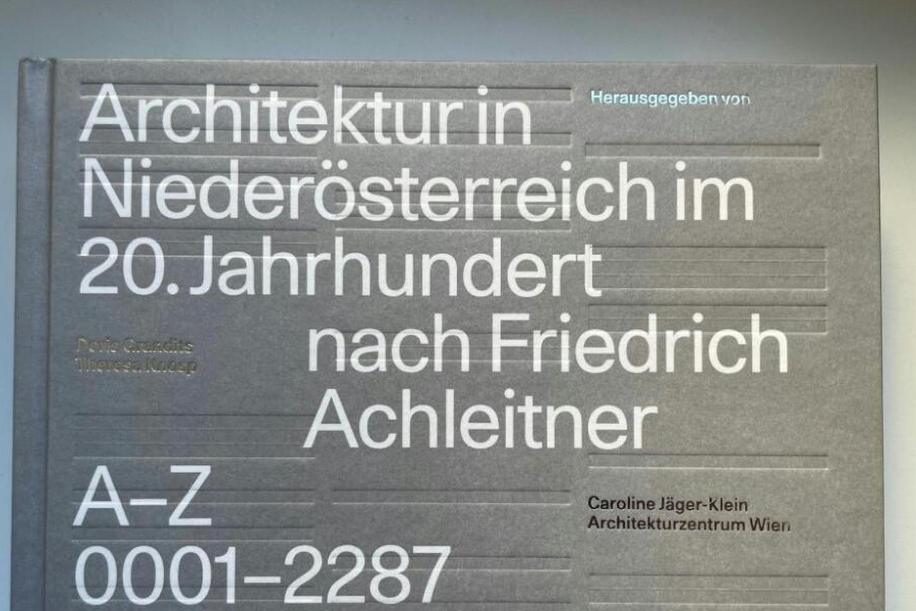 Wien/St. Pölten: Friedrich Achleitners Architekturführer nun abgeschlossen