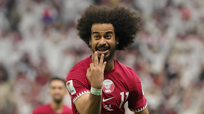 Akram Afif traf drei mal vom Elfmeterpunkt | Akram Afif traf drei mal vom Elfmeterpunkt