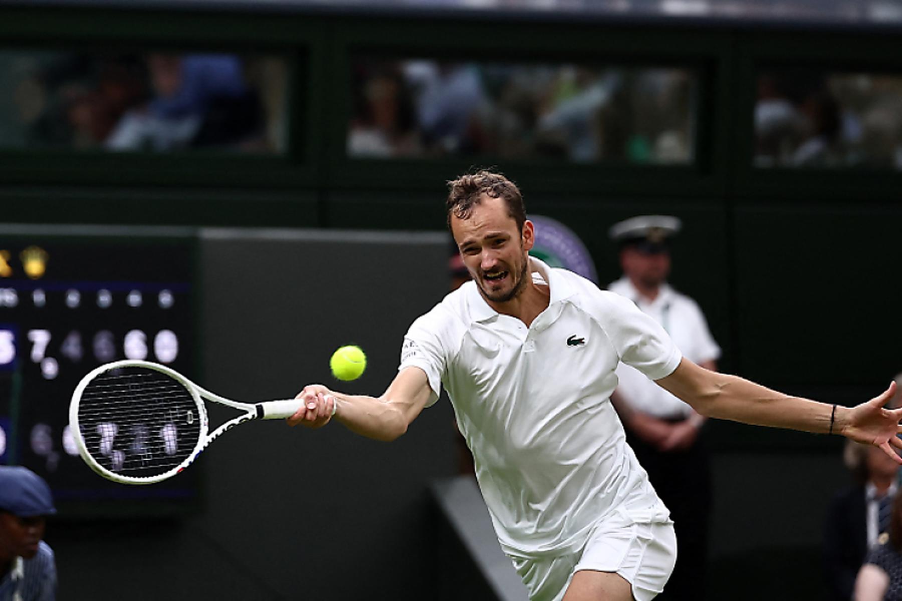 London: Medwedew schlug in Wimbledon Sinner, nun wartet Alcaraz