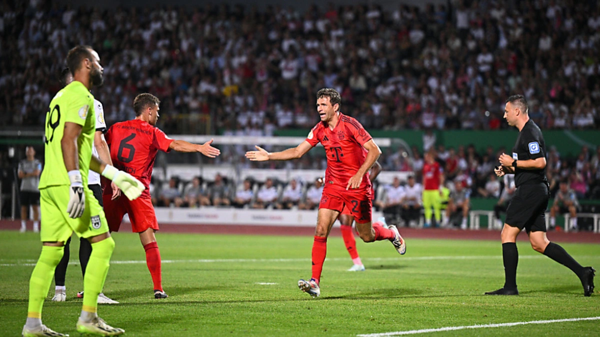 Müller sorgte mit zwei schnellen Toren für klare Verhältnisse | Müller sorgte mit zwei schnellen Toren für klare Verhältnisse