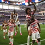 Das US-Team feiert einen gelungenen Einstand in die Heim-WM | Das US-Team feiert einen gelungenen Einstand in die Heim-WM