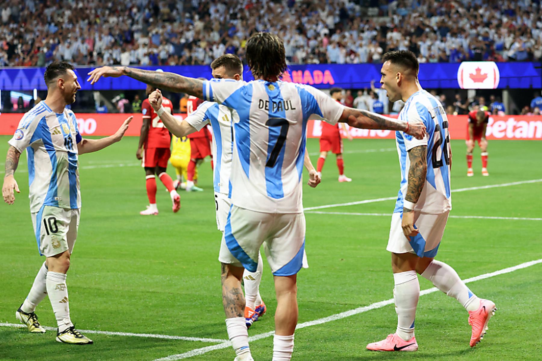 Atlanta: Titelverteidiger Argentinien gewinnt Copa-Auftaktspiel