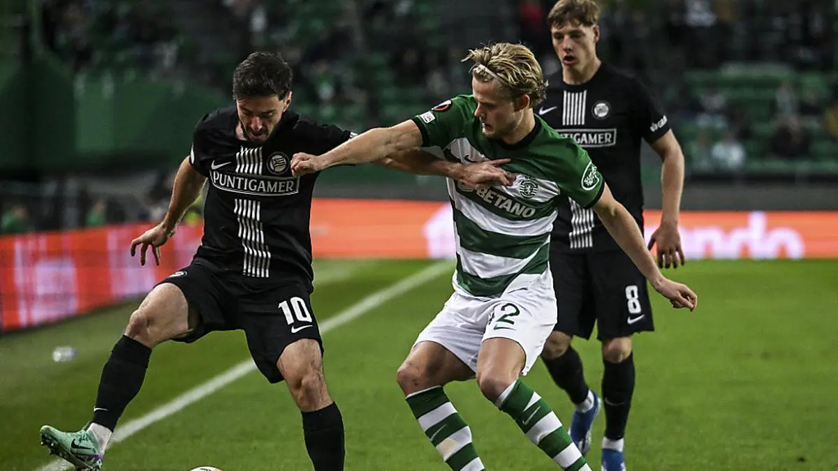 Sturm verlor 2023 in der Europa League zweimal gegen Sporting | Sturm verlor 2023 in der Europa League zweimal gegen Sporting