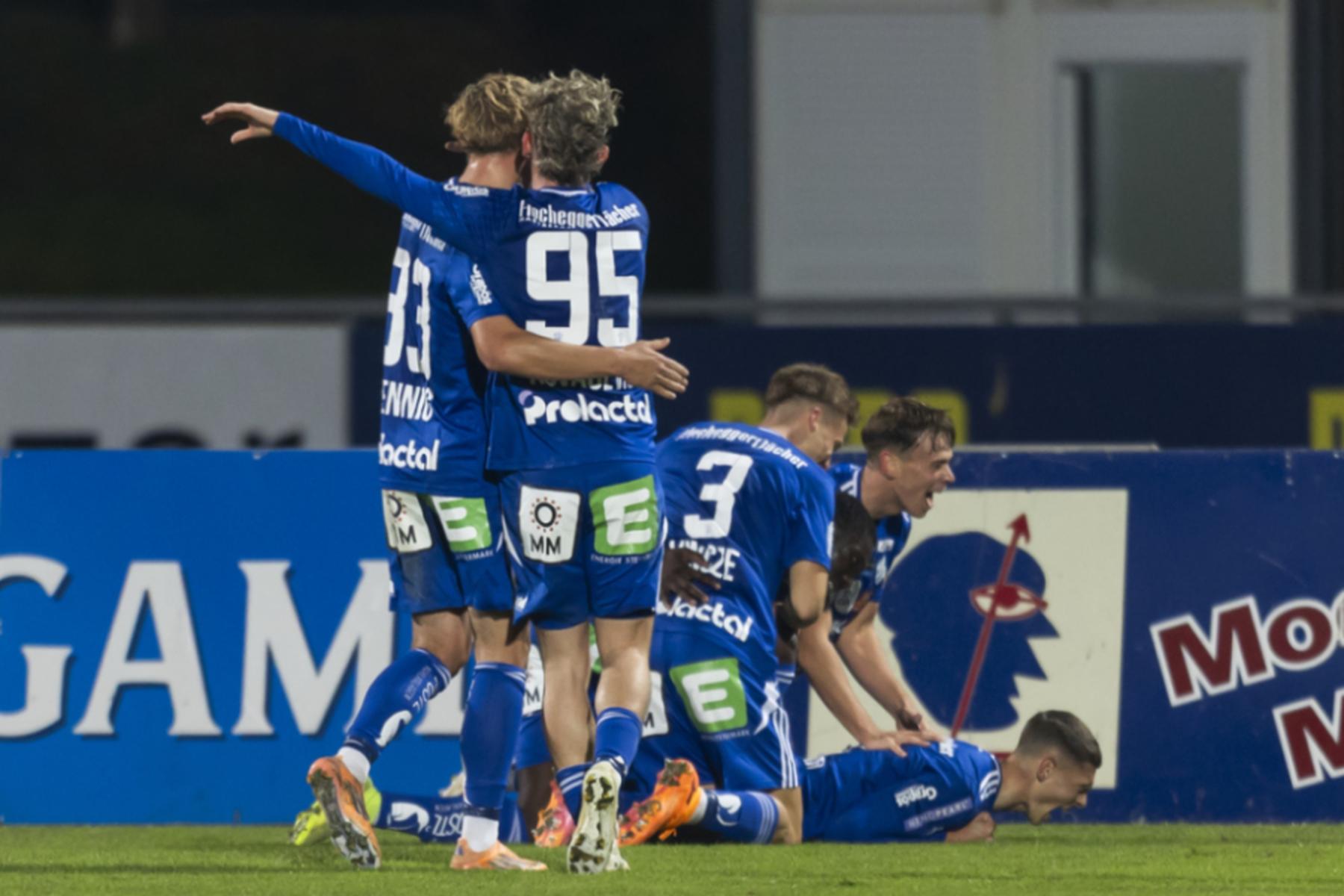 Austria: Austria Dunaj, Hartberg in Ried slavijo zmage z 2:1