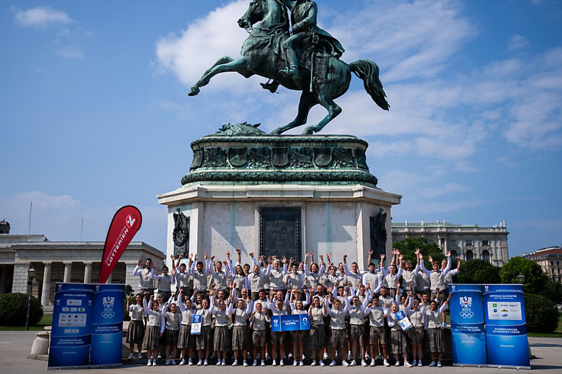 Wien: ÖOC-Team für Paris 2024 feierlich angelobt und verabschiedet