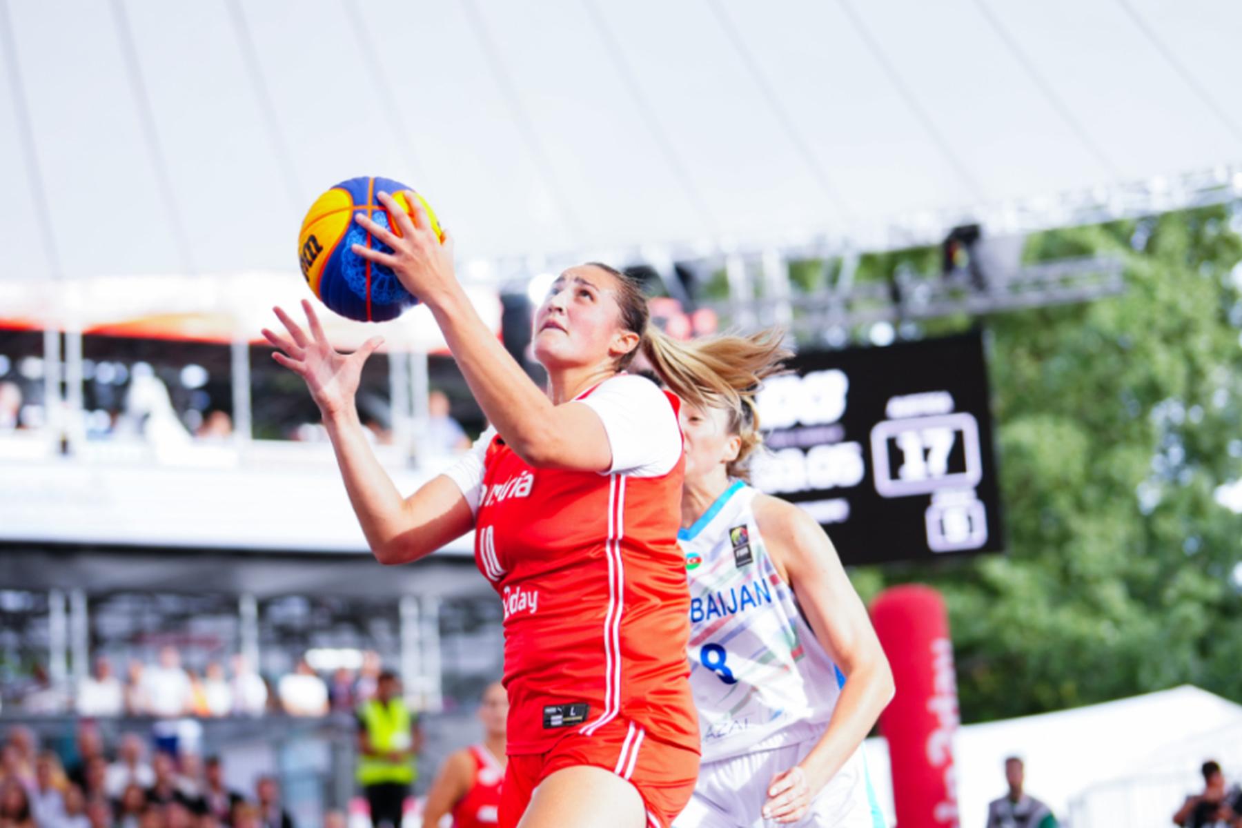 Bordeaux: 3x3-Nationalteam der Frauen in Bordeaux Zweite