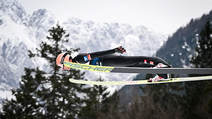 Huber fliegt in Planica auf das Podest | Huber fliegt in Planica auf das Podest