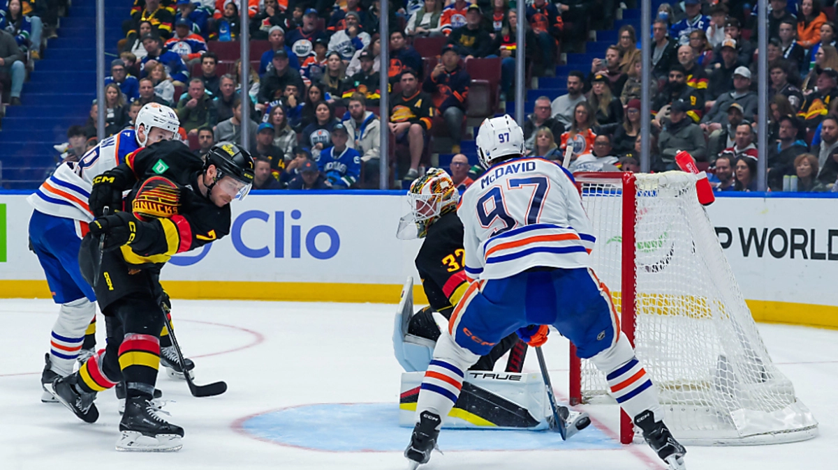 McDavid ist nur noch einen Scorerpunkt vom Meilenstein entfernt | McDavid ist nur noch einen Scorerpunkt vom Meilenstein entfernt