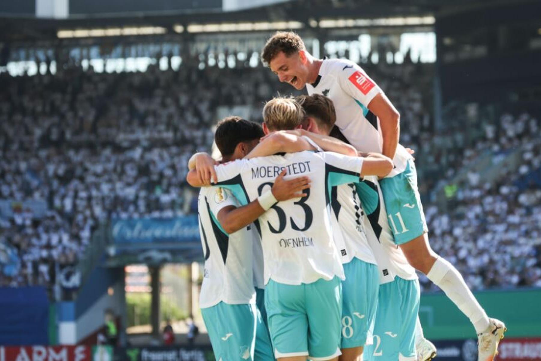 Rostock: Ilzers Hoffenheimer nehmen Cup-Hürde Rostock problemlos