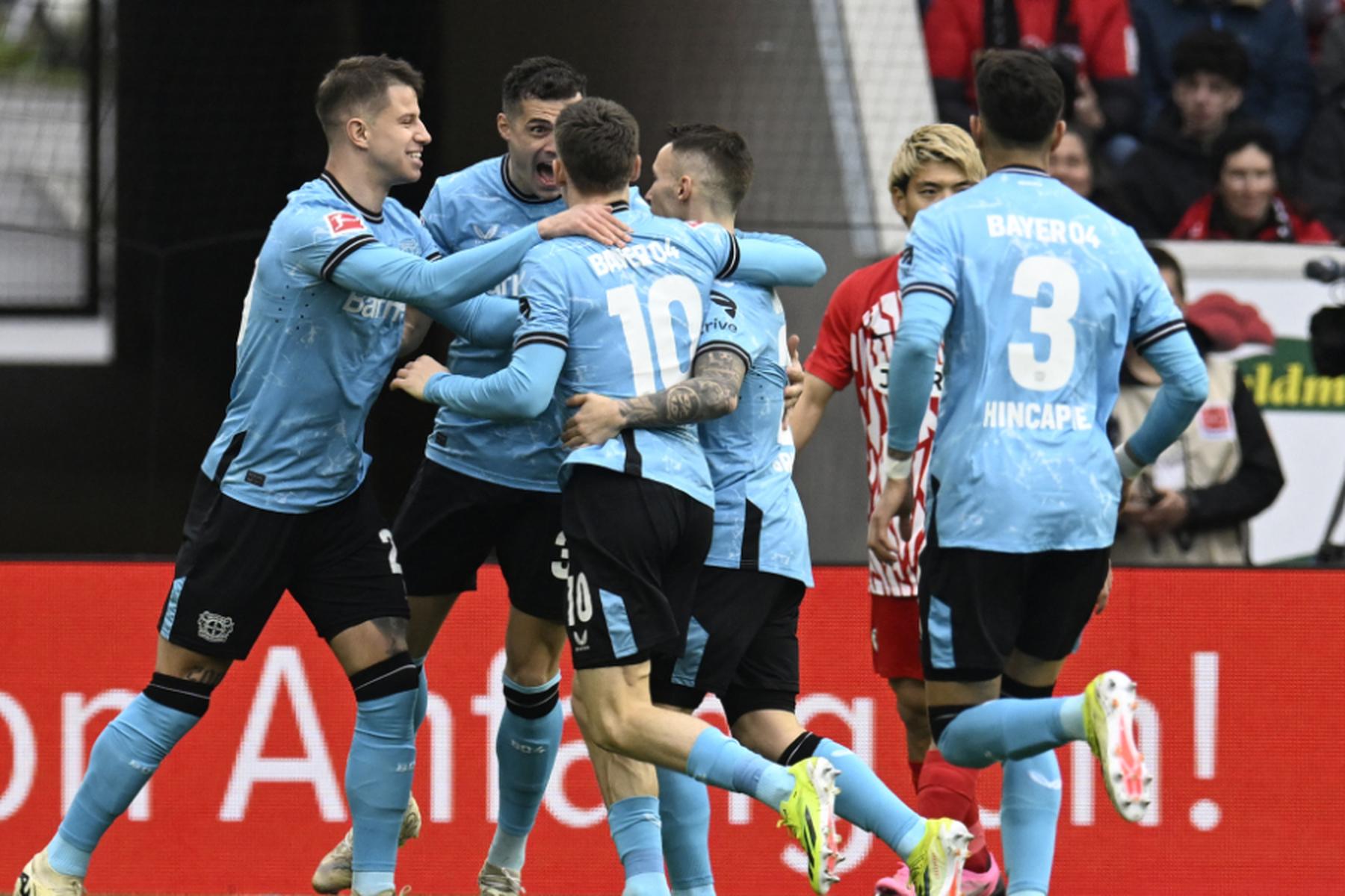 Freiburg im Breisgau: Leverkusen bleibt mit 3:2 in Freiburg unbeirrbar auf Kurs