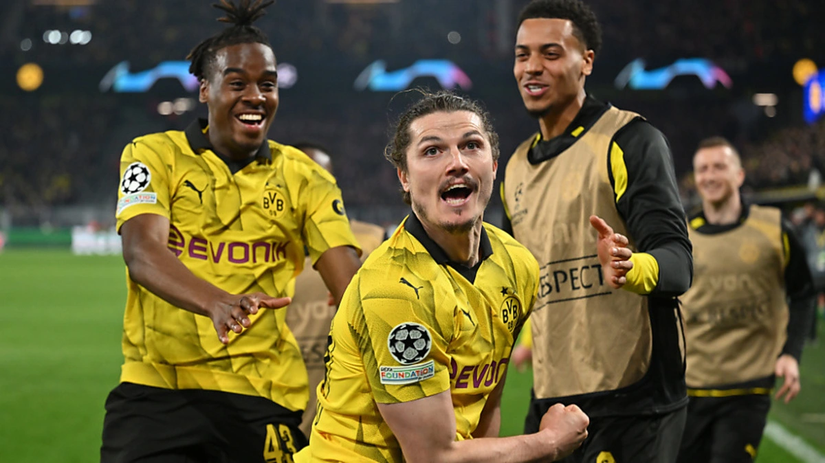 Mit einem Tor und zwei Assists führte Sabitzer Dortmund ins Halbfinale | Mit einem Tor und zwei Assists führte Sabitzer Dortmund ins Halbfinale