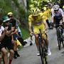 Tadej Pogacar führt bei der Tour-de-France 2024 | Tadej Pogacar führt bei der Tour-de-France 2024