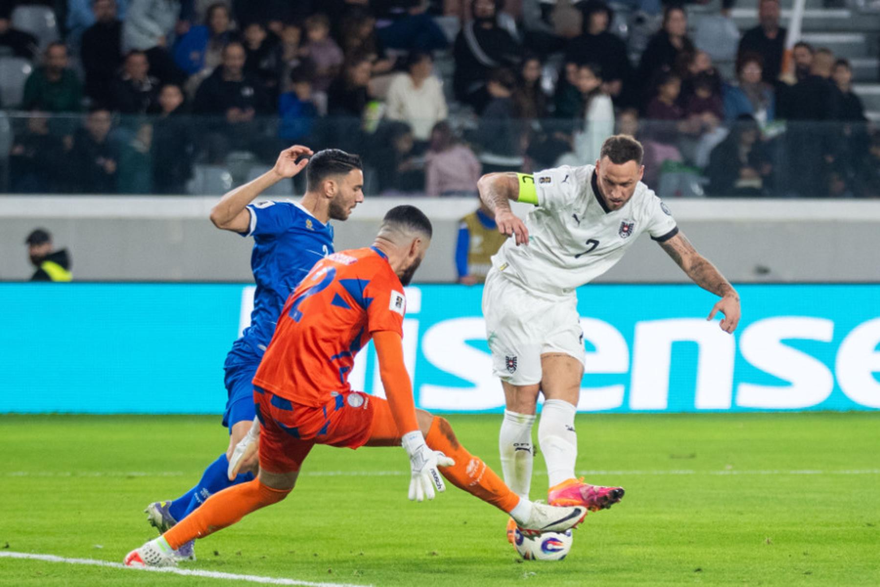 Limassol: ÖFB-Team trotz 2:0-Sieg auf Zypern noch nicht bei WM