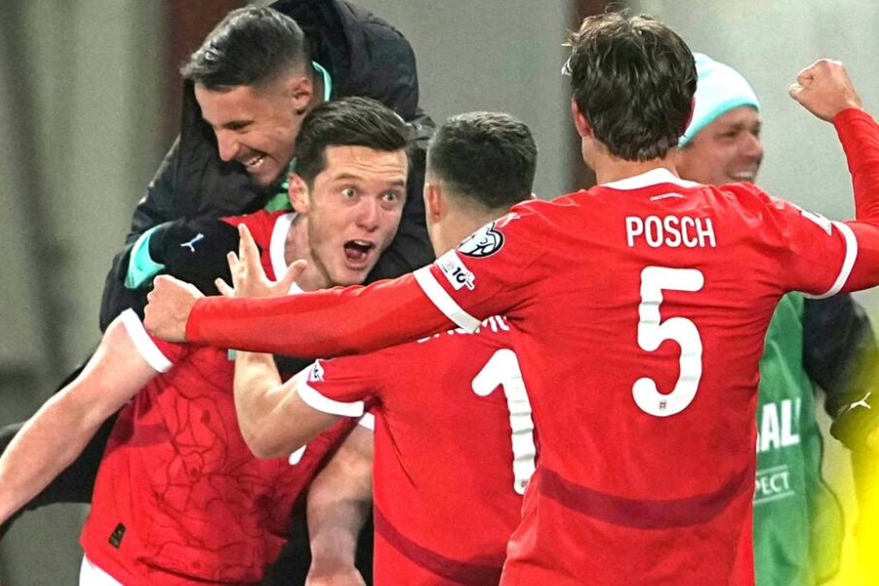 Wien: Österreich nach 1:1 gegen Bosnien für WM qualifiziert