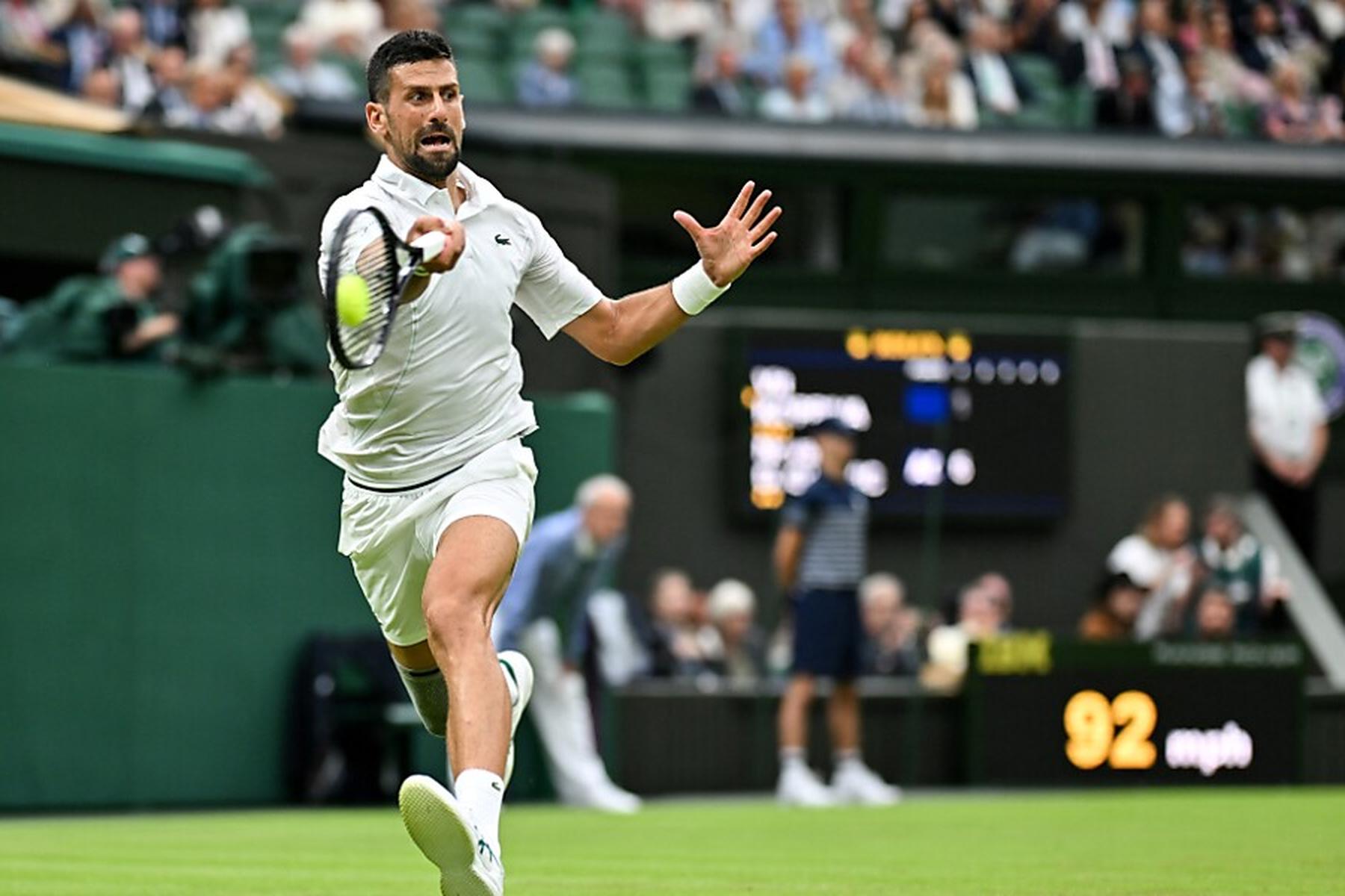 London: Djokovic in Wimbledon ohne Mühe - Vondrousova out