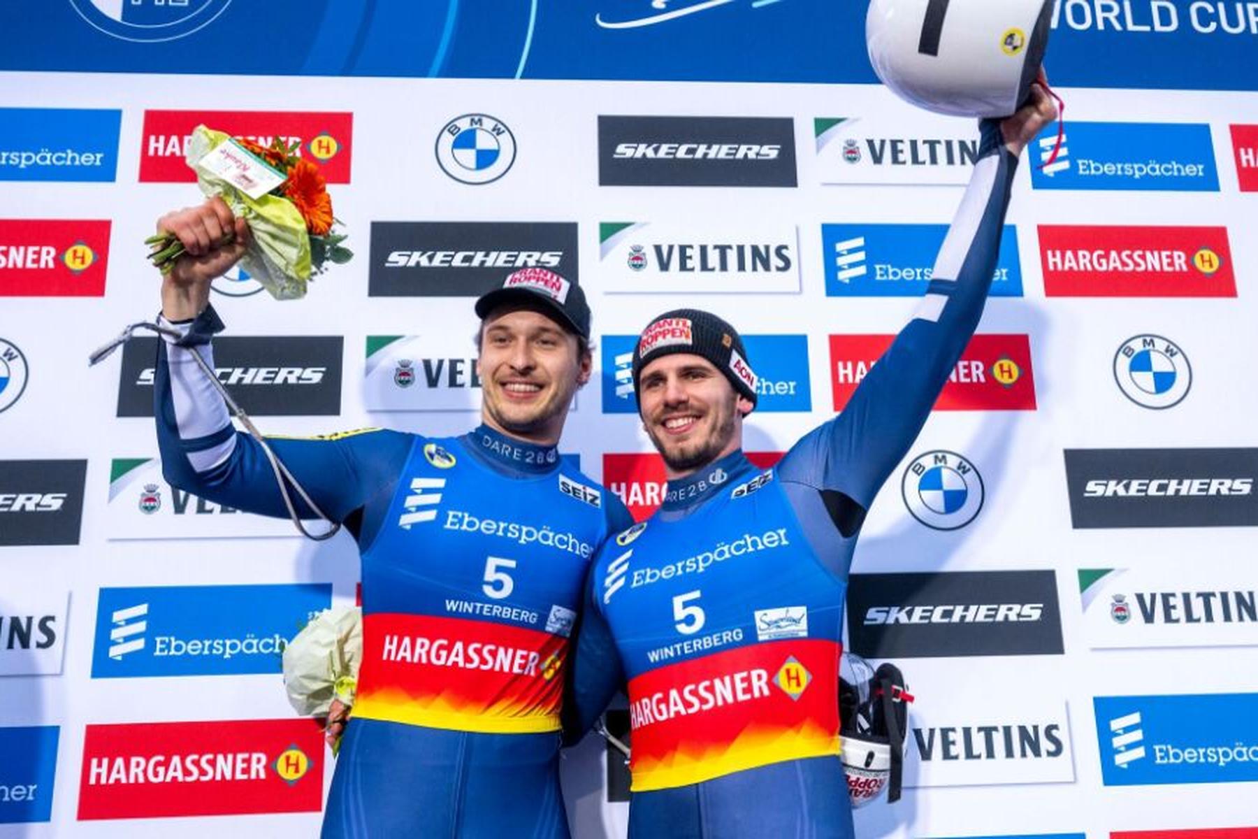Winterberg: Rodler Gatt/Schöpf gewinnen Weltcup in Winterberg