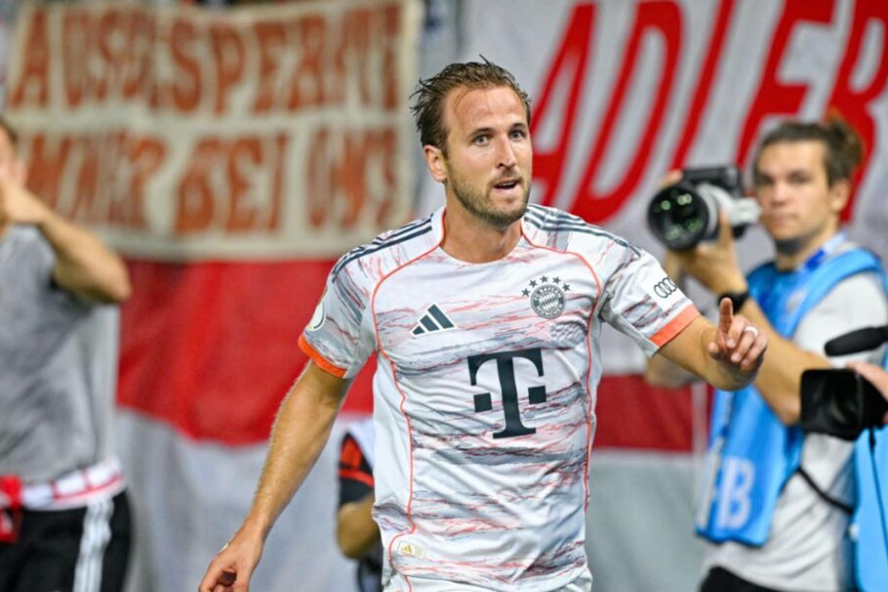 Wiesbaden: Kanes Elferserie gerissen, Bayern aber im DFB-Pokal weiter