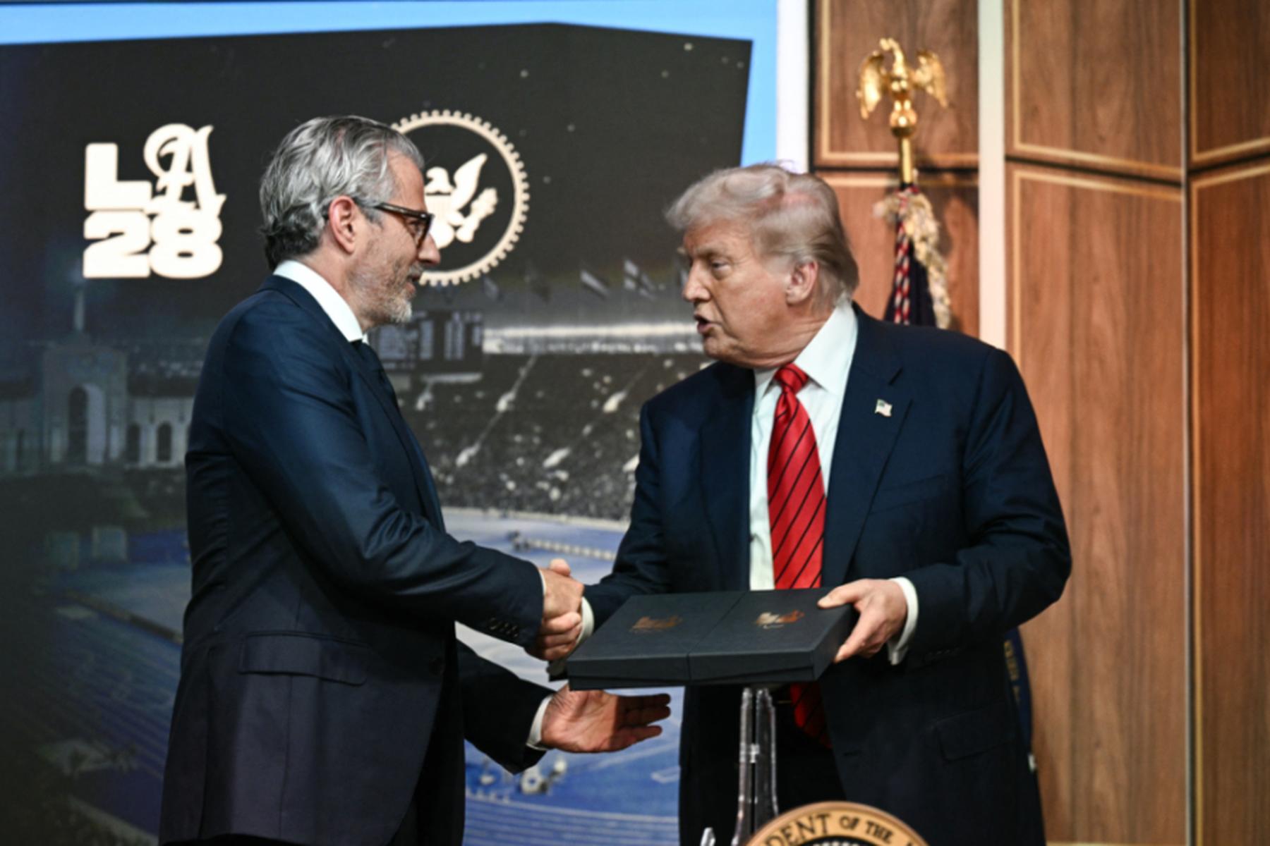 Los Angeles (Kalifornien): Trump richtet Taskforce für Olympia 2028 ein