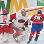 Carolina-Goalie Frederik Andersen/m. ließ keinen Gegentreffer zu | Carolina-Goalie Frederik Andersen/m. ließ keinen Gegentreffer zu