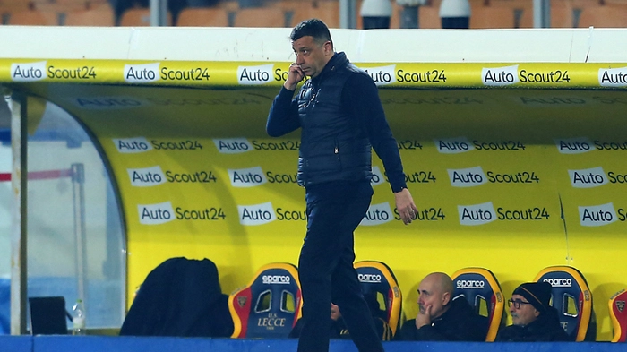 Lecce-Coach D'Aversa sorgte für Eklat | Lecce-Coach D'Aversa sorgte für Eklat