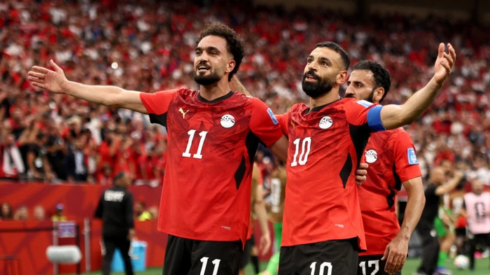 Salah und Co. jubelten erstmals nach einem WM-Match | Salah und Co. jubelten erstmals nach einem WM-Match