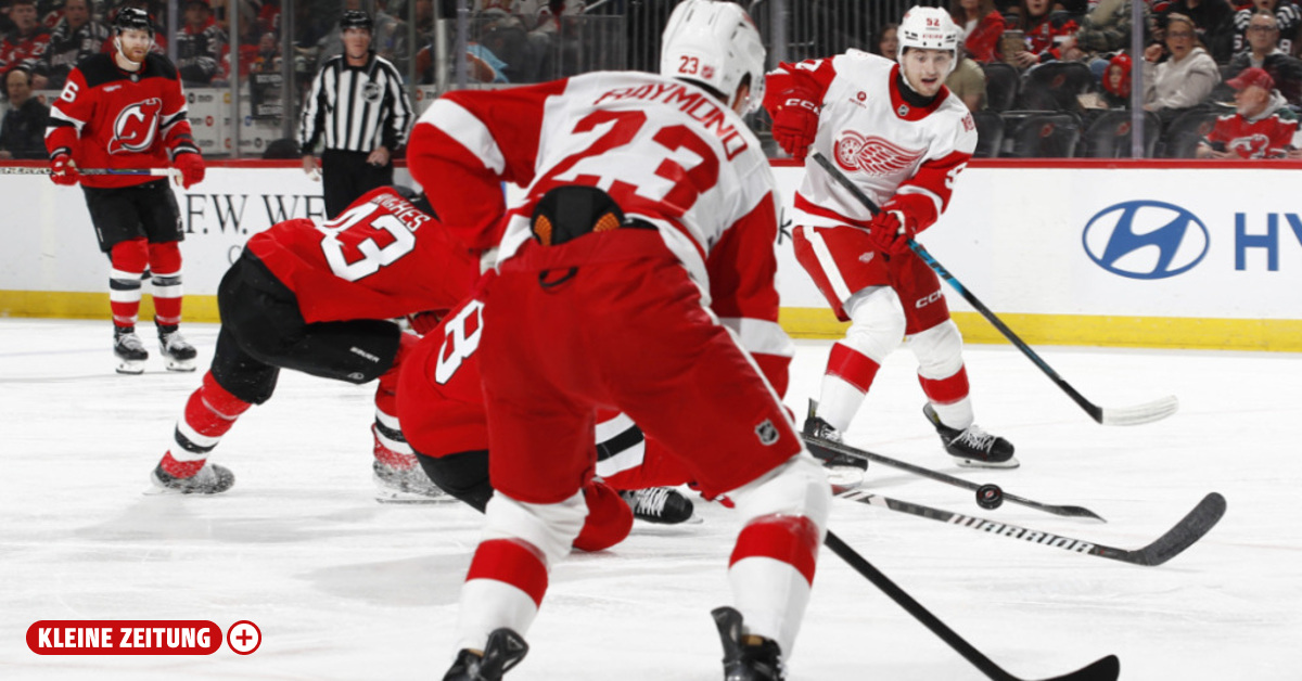 Newark (New Jersey): Kasper feiert mit Detroit 3:0-Sieg bei New Jersey