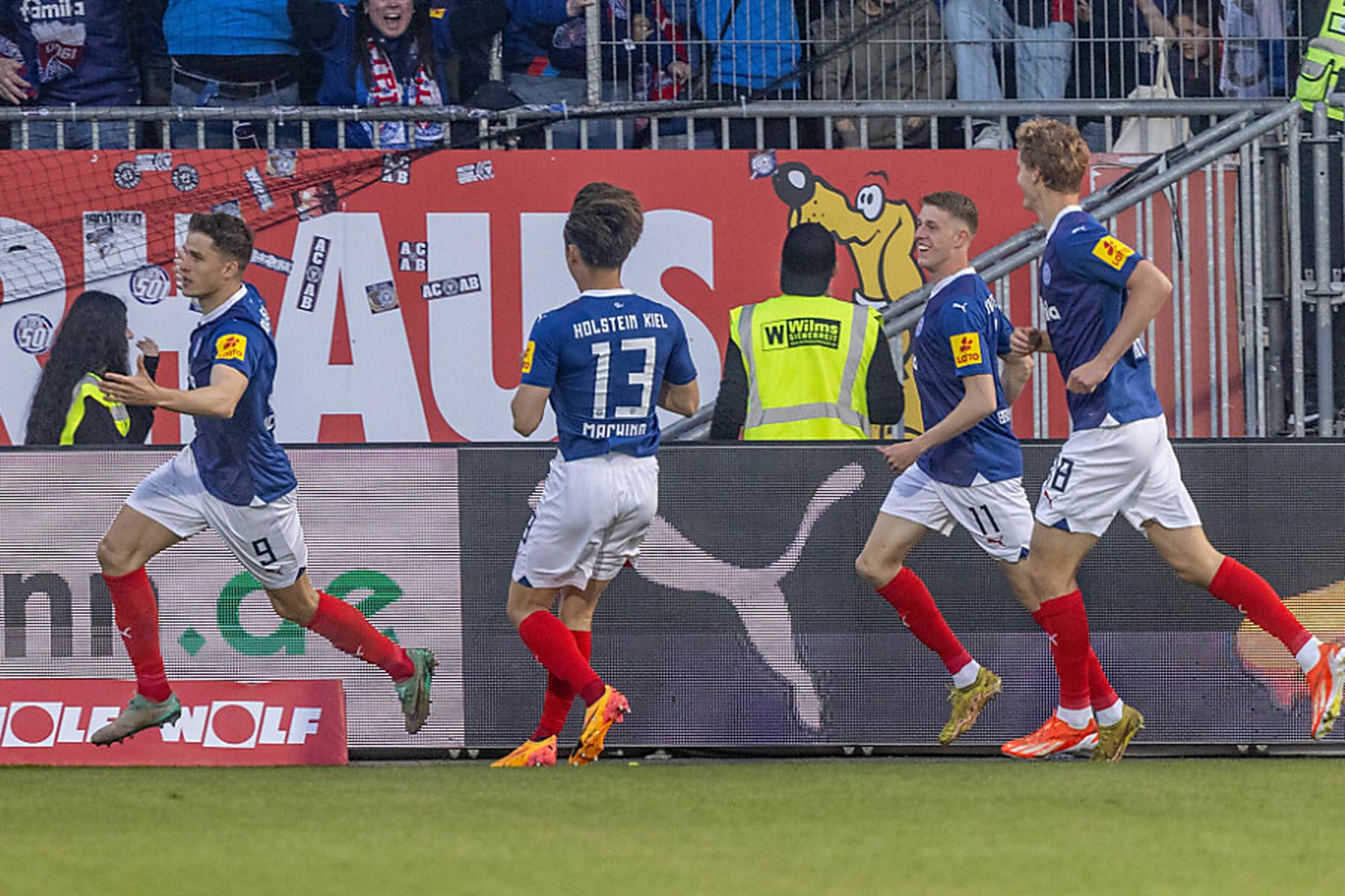 Kiel: Kiel steht nach 1:1 gegen Düsseldorf als Aufsteiger fest