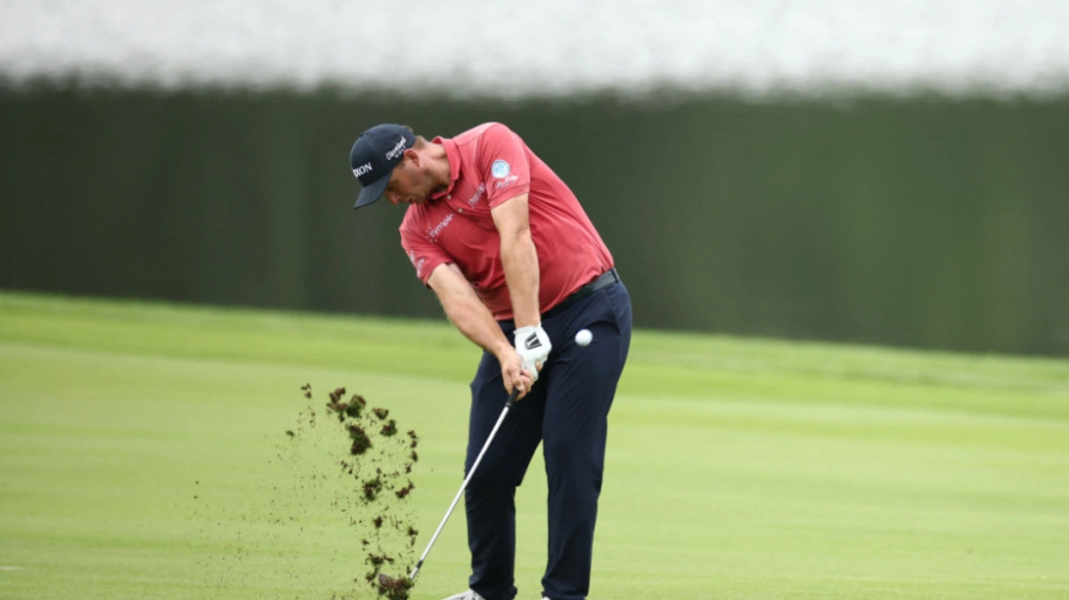 Sepp Straka kam mit den Bedingungen am Samstag nicht gut zurecht | Sepp Straka kam mit den Bedingungen am Samstag nicht gut zurecht