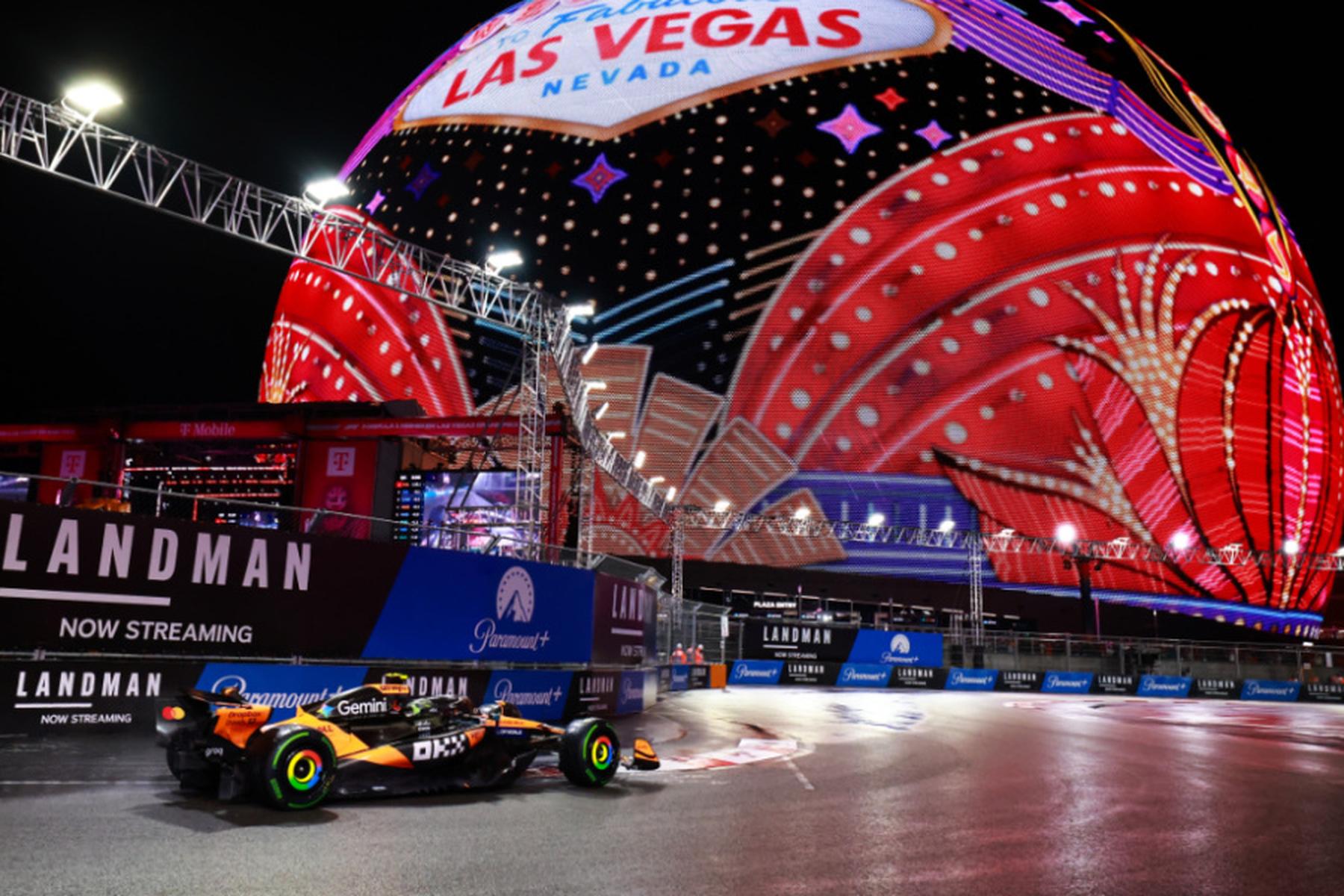 Norris si je v deževnih kvalifikacijah v Las Vegasu privozil najboljši štartni položaj pred Verstappnom