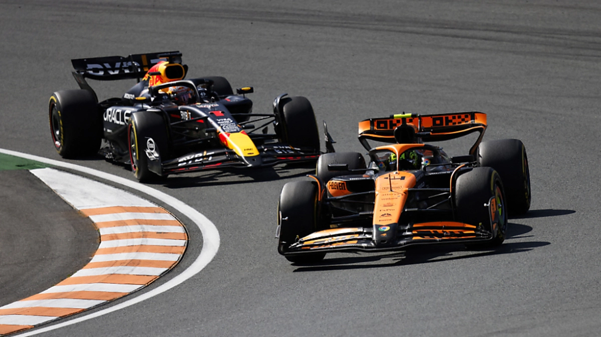 Norris ging in Runde 18 an Verstappen vorbei und siegte überlegen | Norris ging in Runde 18 an Verstappen vorbei und siegte überlegen