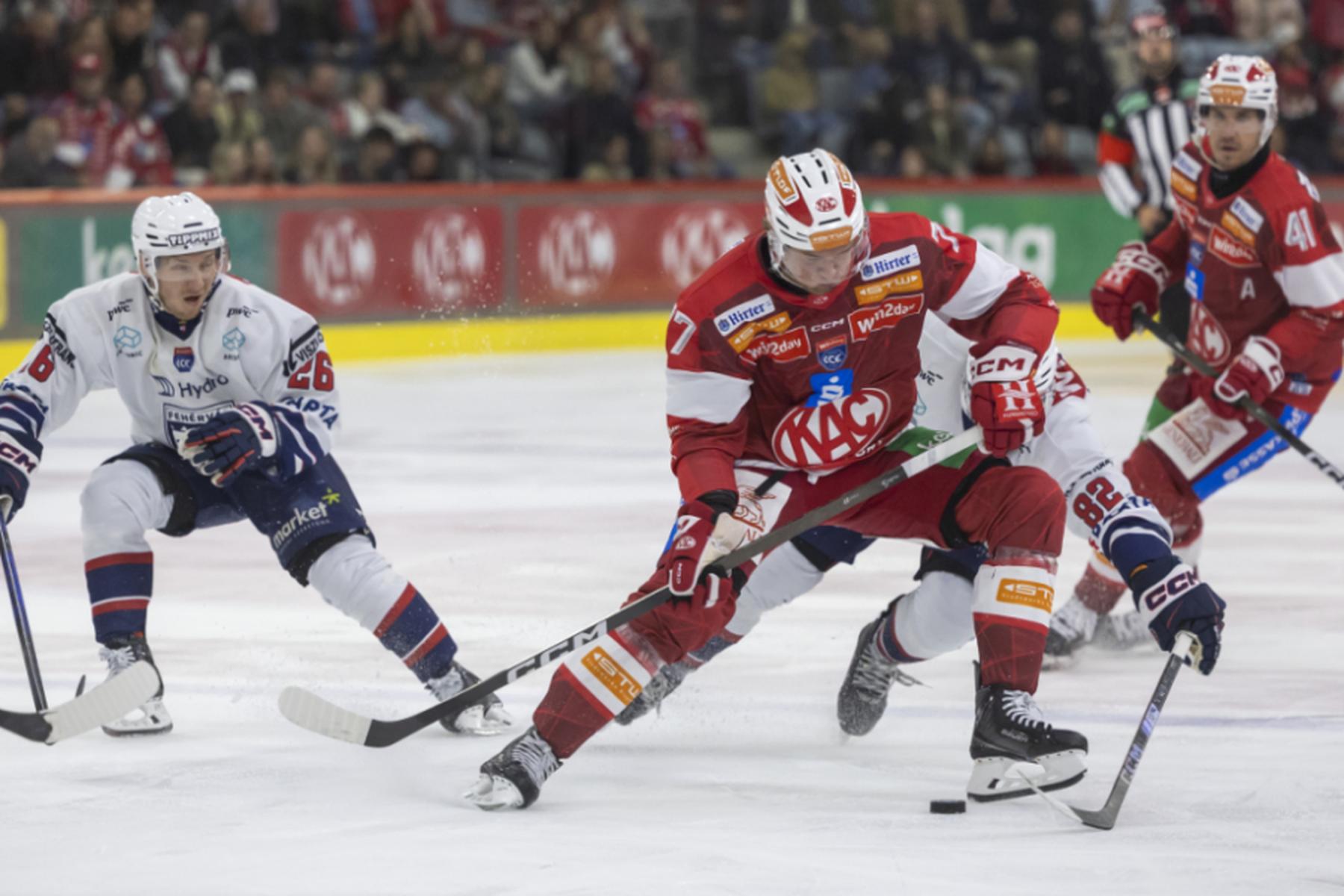 Klagenfurt: KAC verteidigt ICE-Spitze mit Arbeitssieg erfolgreich