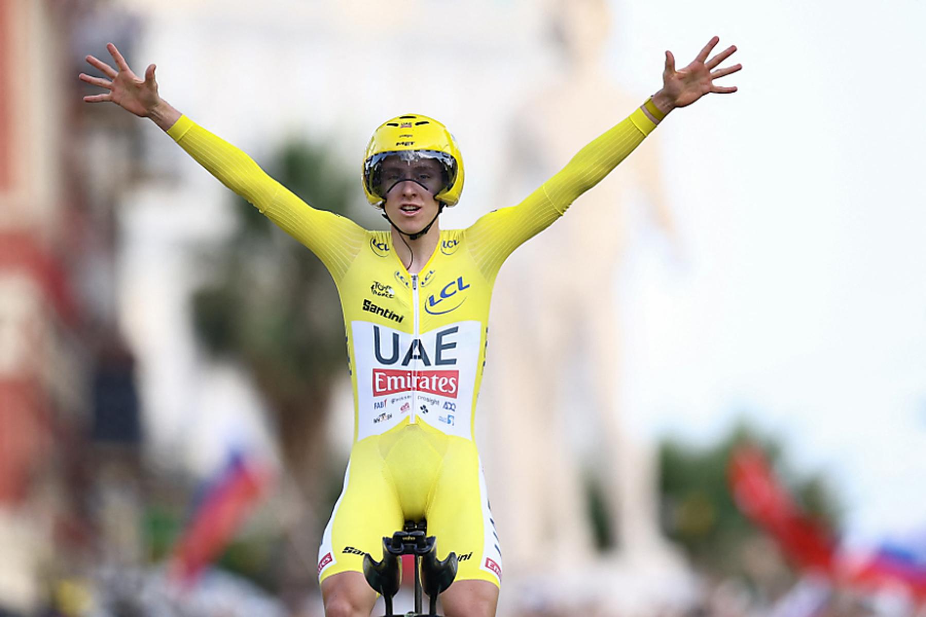 Nizza: Pogacar veredelt Tour-Triumph mit sechstem Etappensieg