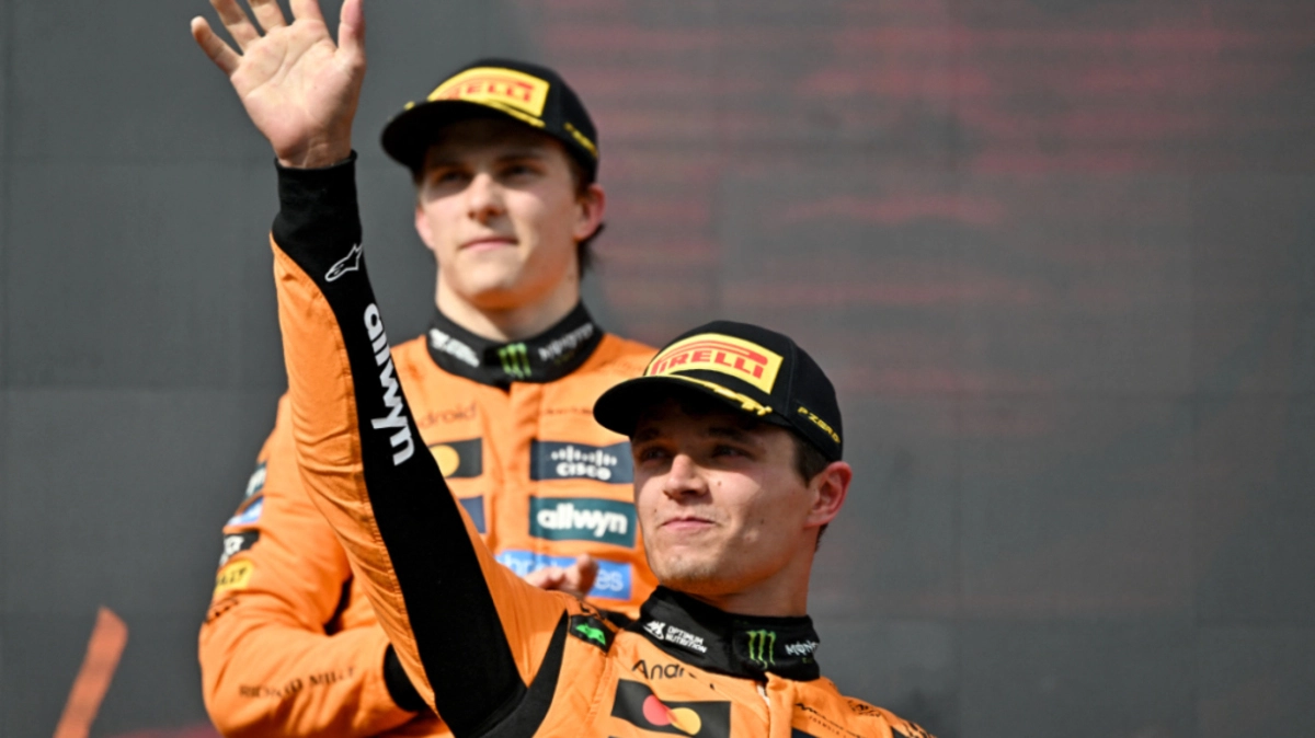 Norris durfte sich in Mogyorod als Sieger feiern lassen | Norris durfte sich in Mogyorod als Sieger feiern lassen