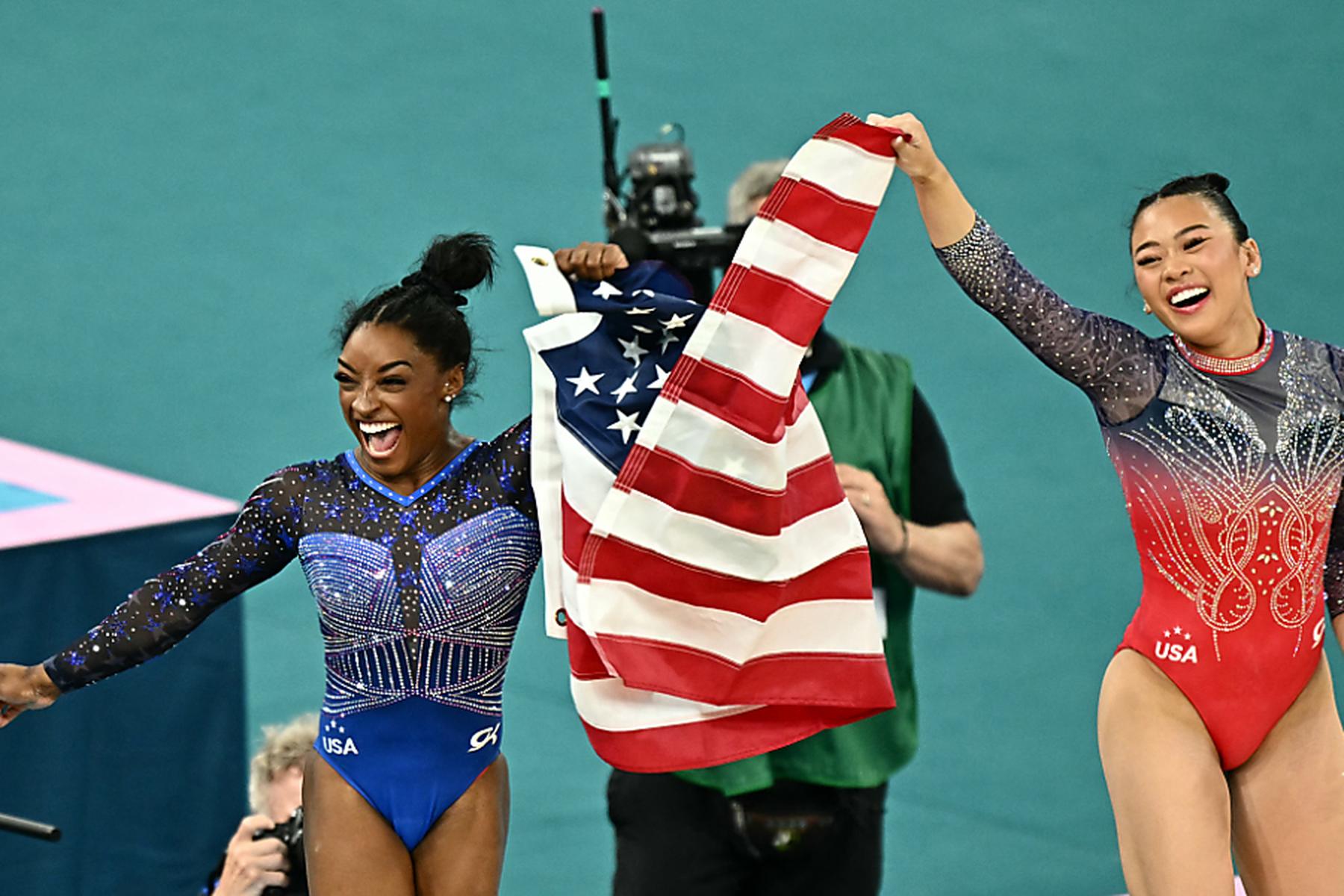 Paris: Biles acht Jahre nach Rio wieder Mehrkampf-Olympiasiegerin