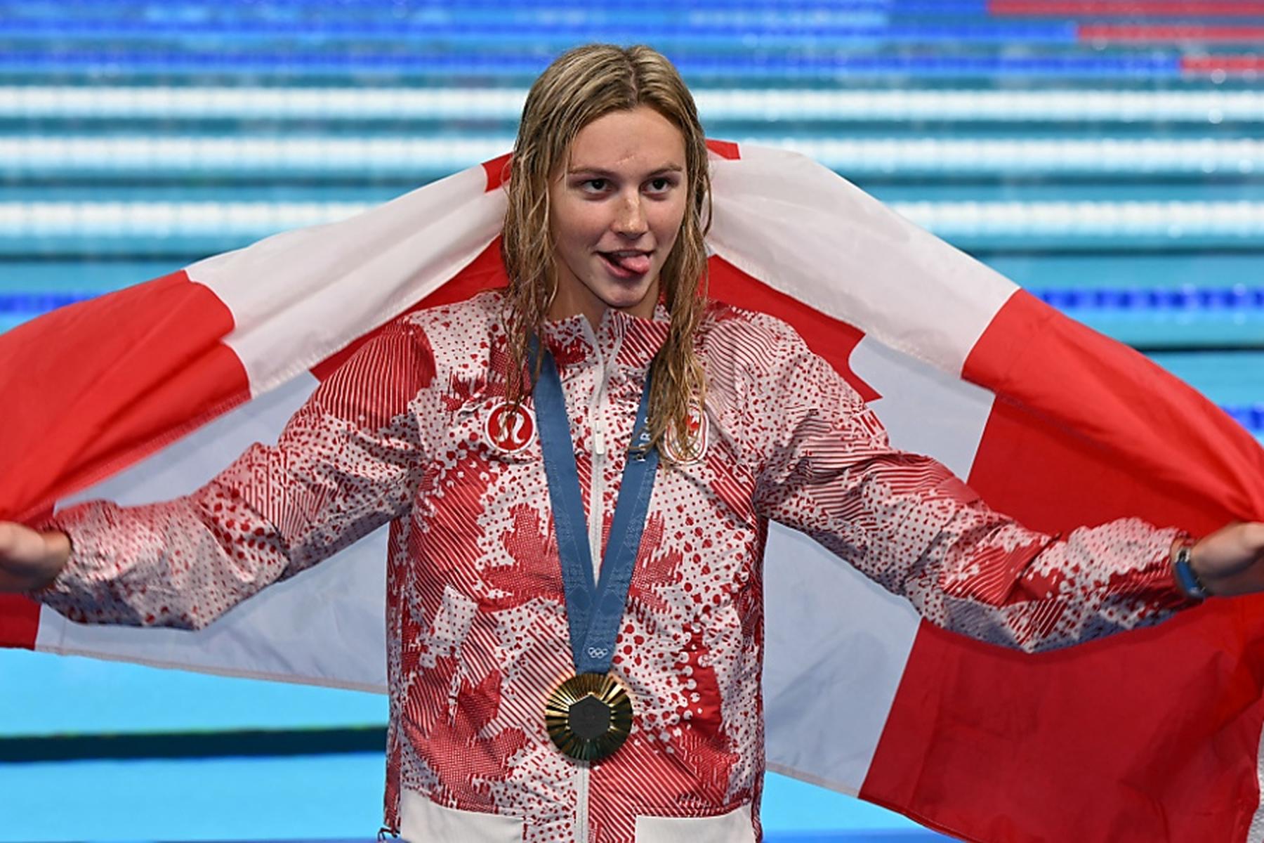 Paris: Schwimm-Wunderkind McIntosh holt ihr erstes Olympia-Gold